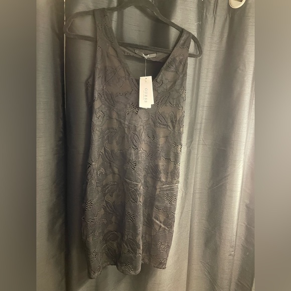 Guess Frida Lace A-Line Bodycon Dress - Picture 3 of 11